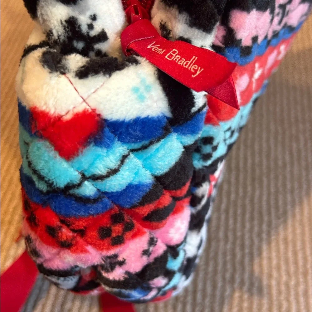 NWT VERA BRADLEY nordic stripe fleece Colorful Patterned Backpack